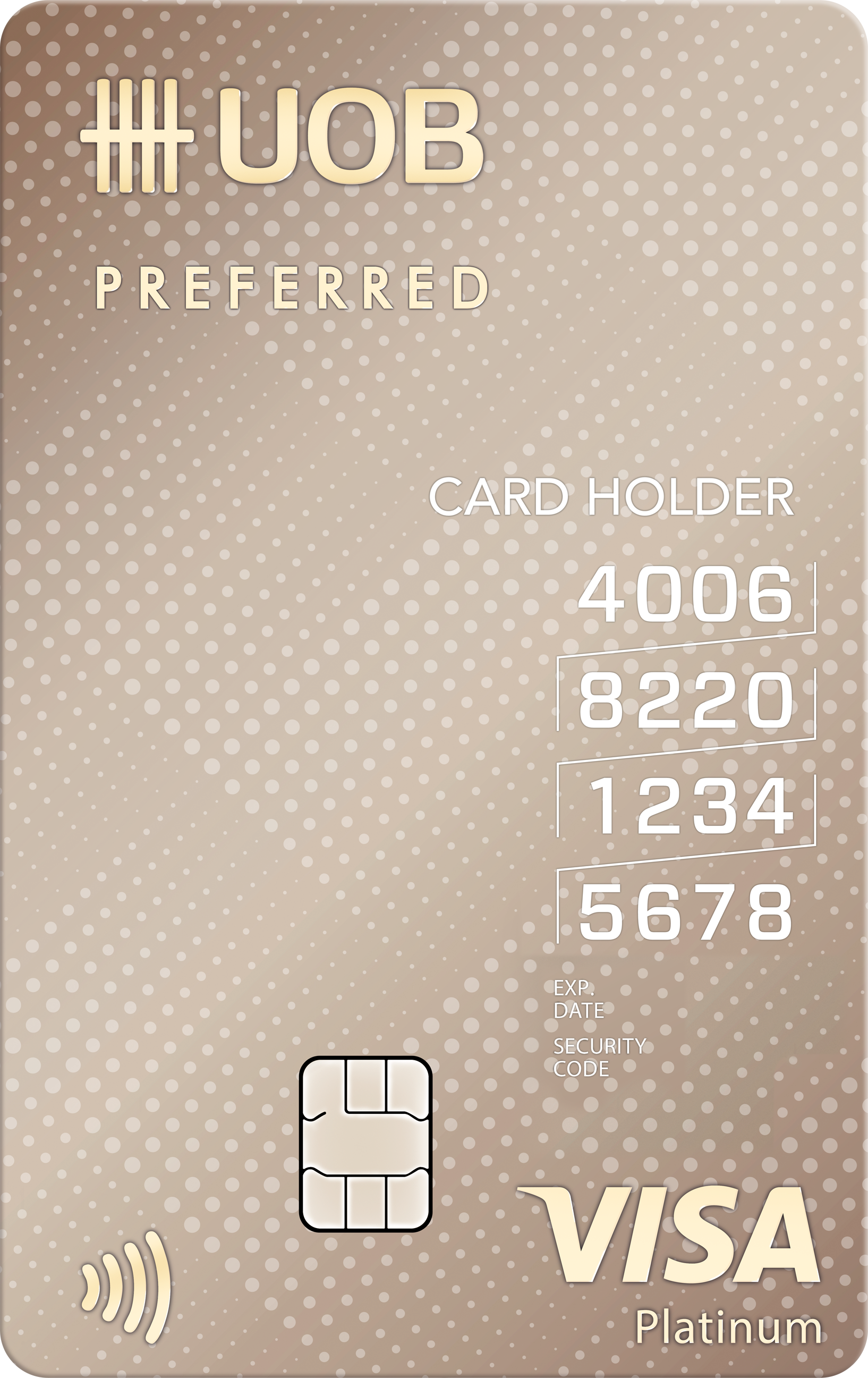 UOB Preferred Platinum
ยูโอบี พรีเฟอร์ แพลทินั่ม
