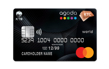 KTC AGODA WORLD REWARDS MASTERCARD