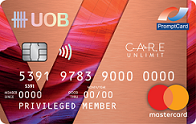 UOB PromptCard MasterCard Debit VCare Unlimit