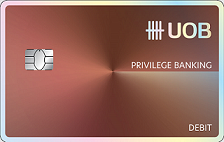 UOB PromptCard MasterCard Privilege Banking Debit