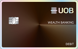 UOB PromptCard MasterCard Wealth Banking Debit
